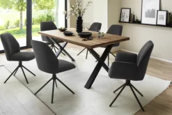 QUARTIER Polsterstuhl TAYLOR 49 x 88 cm grau anthrazit