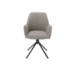 QUARTIER Polsterstuhl TAYLOR mit Armlehne cappuccino