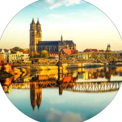 PRO ART Alu-Art Bild MAGDEBURG I 100 cm