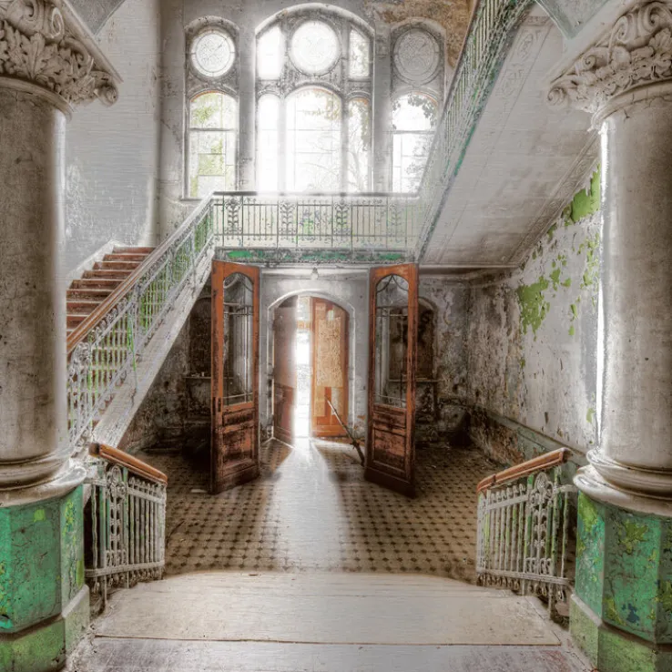 PRO ART Alu-Art Bild MYSTIC CORRIDOR 50 x 50 cm