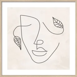 PRO ART Framed Art Bild BOHO STYLE 33 x 33 cm