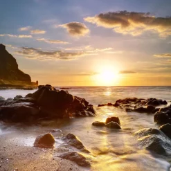 PRO ART Glas Art Bild ISLAND 20 x 20 cm Floatglas