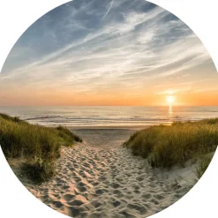 PRO ART Glas Art Bild WEG ZUM STRAND 30 cm Floatglas