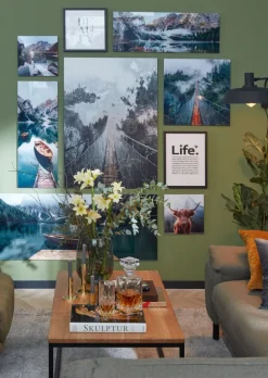 PRO ART Glas-Art Bild HIGHLAND CATTLE 30 x 30 cm mehrfarbig