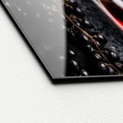 PRO ART Glas-Art Bild WEIN UND TRAUBEN 20 x 20 cm mehrfarbig