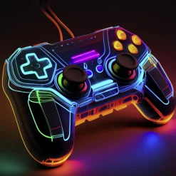 PRO ART Glasbild NEON CONTROLLER 20x20cm