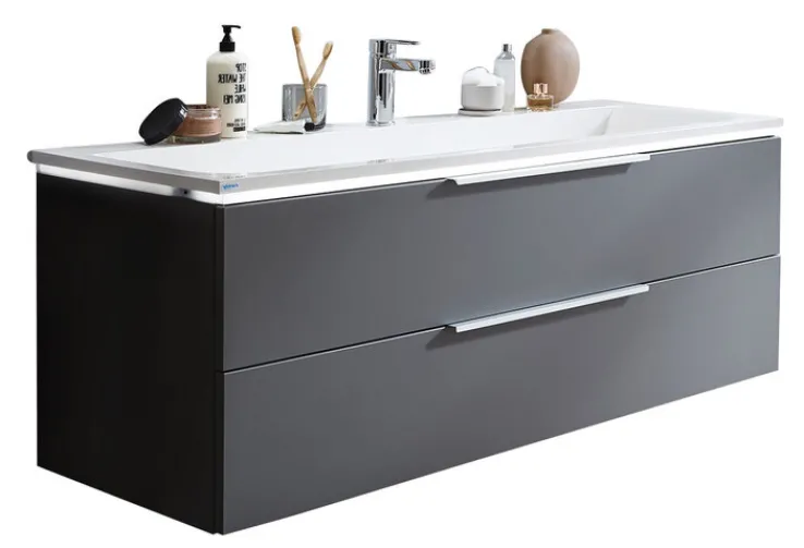 puris Waschplatz STAR LINE 140 cm Quarzgrau matt