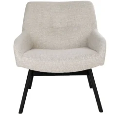 QUARTIER Relaxsessel NEVILLE schwarz/ sand