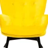QUARTIER Relaxsessel VICKY VELVET gelb