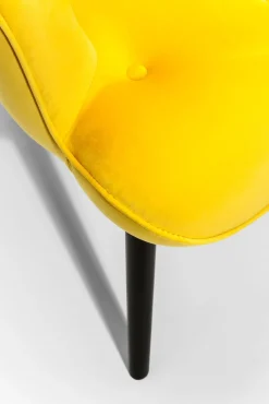 QUARTIER Relaxsessel VICKY VELVET gelb