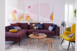 QUARTIER Relaxsessel VICKY VELVET gelb