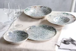 Ritzenhoff & Breker Dessertteller LUIGI 21 cm beige/blau