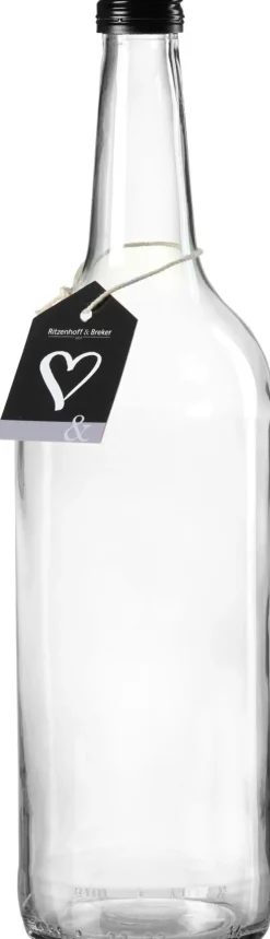 Ritzenhoff & Breker Flasche MARA 1000 ml rund Glas