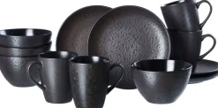 Ritzenhoff & Breker Frühstücksservice KITWE 12-teilig schwarz