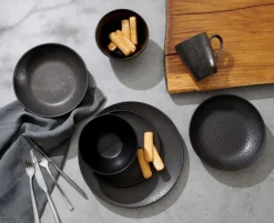 Ritzenhoff & Breker Frühstücksservice KITWE 12-teilig schwarz