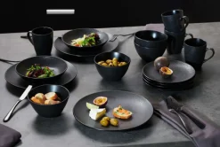 Ritzenhoff & Breker Frühstücksservice KITWE 12-teilig schwarz