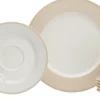 Ritzenhoff & Breker Kaffeeservice GEO 18-teilig Porzellan beige
