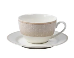 Ritzenhoff & Breker Kaffeetasse GEO Porzellan beige
