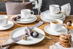 Ritzenhoff & Breker Kaffee-Untertasse SKAGEN 6er Set weiß