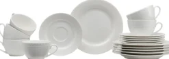 Ritzenhoff & Breker Kaffeeservice SOFIA 18-teilig Porzellan weiß
