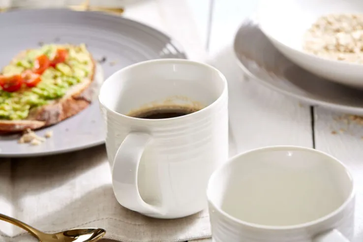 Ritzenhoff & Breker Kaffeebecher LEVI 6er Set weiß