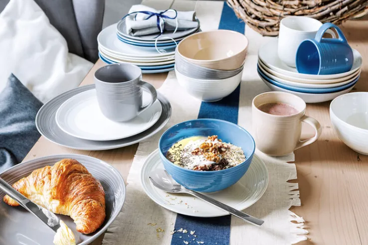 Ritzenhoff & Breker Kaffeebecher LEVI 6er Set weiß