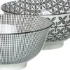 Ritzenhoff & Breker Schale TAKEO 4er Set schwarz/ weiß