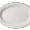 Ritzenhoff & Breker Servierplatte ISABELLA oval cremeweiß