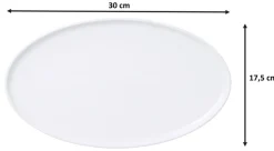 Ritzenhoff & Breker Servierplatte SKAGEN Porzellan weiß