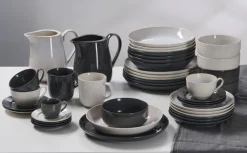 Ritzenhoff & Breker Speiseteller TOLEDO Steinzeug grau