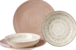 Ritzenhoff & Breker Tafelservice VALENCIA 4-teilig beige/ braun