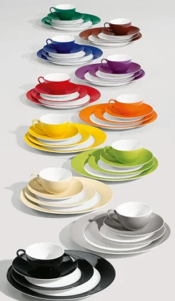 Ritzenhoff & Breker Teller flach DOPPIO 6er Set rot