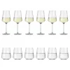 RITZENHOFF Wasser- und Weißweingläser-Set LICHTWEISS 12-teilig Kristallglas