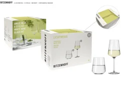 RITZENHOFF Wasser- und Weißweingläser-Set LICHTWEISS 12-teilig Kristallglas