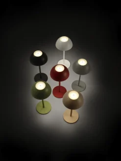 Reality RL RL Akku LED Tischlampe RICARDO weiß