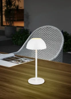 Reality RL RL Akku LED Tischlampe RICARDO weiß