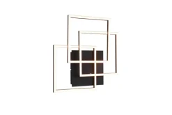 Reality RL RL LED Deckenlampe MOBILE 39 x 42 cm schwarz