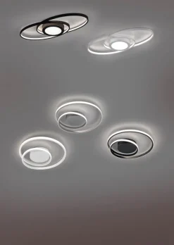 Reality RL RL LED Deckenlampe ZIBAL titanfarbig