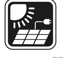 Reality RL RL LED Solarlampe MELO 30 cm weiß