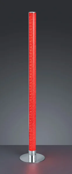 Reality RL RL LED Stehlampe LEIA mit Fernbedienung 104 cm Metall/Acryl chromfarbig/transparent