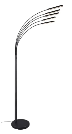 Reality RL RL LED Stehlampe REED schwarz