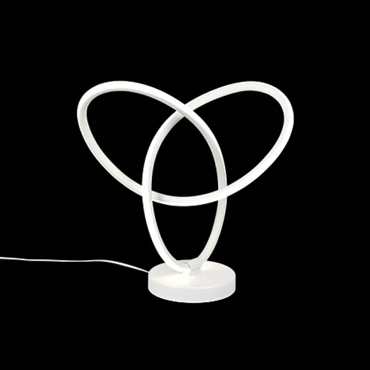 Reality RL RL LED Tischlampe Lando, Metall, 28 x 28 x 12 cm Weiß