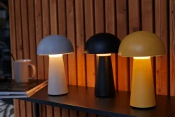 Reality RL RL mobile LED Tischlampe LENNON 21,6 cm schwarz