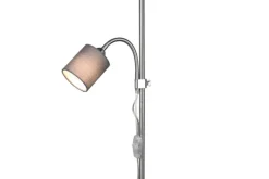 Reality RL RL Retrofit Stehlampe OWEN nickelfarbig