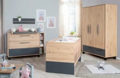 roba Babybett ARTESANA braun/ grau