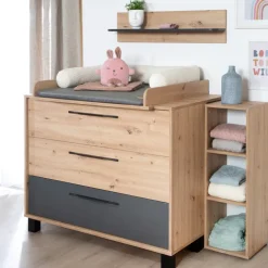 roba Wickelkommode ARTESANA braun/ grau