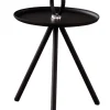 ROLF BENZ Beistelltisch rund TABLEAU Eiche schwarz