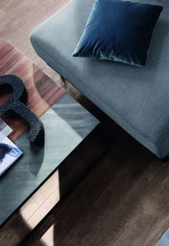 ROLF BENZ Couchtisch 985 Nussbaum /Naturstein