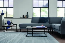 ROLF BENZ Couchtisch 985 Nussbaum /Naturstein