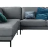 ROLF BENZ Ecksofa 274 x 277 cm EGO Stoffbezug Grau